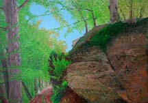 Kruh, oil on canvas, 70x100 cm